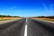Summer landscape with road and sky