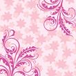 Decorative pink floral background