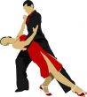 Couples dancing a tango