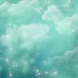 Mystical blue abstract background.