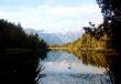 Ripples In Beautiful Lake With Mountains