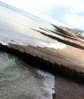 Great Angled Shot Of A Traditional Southern England Beach