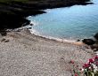 Long Shot Of A Pebbly Beach In The Summer