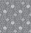 Seamless background with flowers and leaves