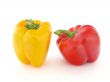 Red and yellow peppers