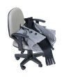 Houndstooth Jacket and Scarf on an Office Chair