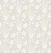 Vector seamless background with decorative flowers