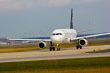 Flugzeug auf der Rollbahn, Airplane on the rolling road