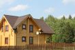 Wooden house in the forest
