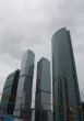 Buildings of the area `Moscow City`