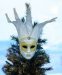 Mask at a New Year tree