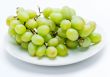 grapes on white background