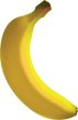 illustration cartoon banana vector file on white background