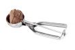 ice cream scooper with chocolate ice cream