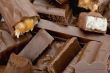 dark chocolate crispy rice wafer bar