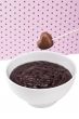 heart chocolate and syrup