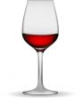 illustration of a wineglass