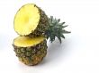 Pinapple cut in half