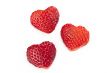 heart shape strawberries 