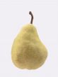 green pear isolated on a white