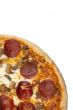 cropped image of a pizza