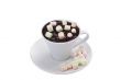 marshmallows dipped into melted chocolate cup