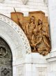 Sculpture on the wall  of Christ the Saviour Cathedral in Moscow