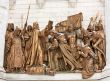 Sculpture on the wall  of Christ the Saviour Cathedral in Moscow