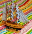 Model of the sailing ship