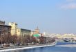 Moscow River in the spring