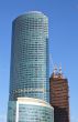 Buildings of the area `Moscow City`
