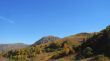 Autumn and caucasus mountains. Season landscape
