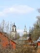 Rural landscape with church
