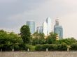 Buildings of the area `Moscow City`