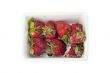 strawberries in white bowl