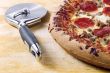 pizza cutter and pizza