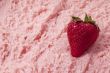 strawberry on strawberry ice cream