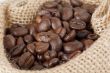 close up image of coffee on the sack