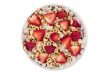  top view cereal rings with berries