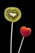 strawberry and kiwi fruits