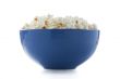 a bowl full of salted popcorn