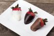 strawberries with chocolate dip