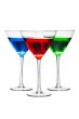 tri colored drinks