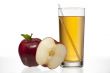 view of apples and apple juice