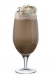 glass of chocolate shake with whipped cream