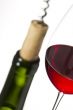 cropped image of red wine