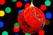 Red Christmas ball