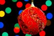 Red Christmas ball