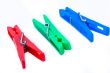Several clothespins