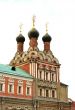Domes of the church of St. Nicholas in Moscow
